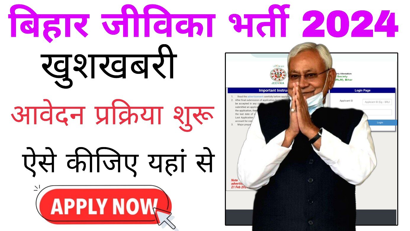 Bihar Jivika Vacancy 2024