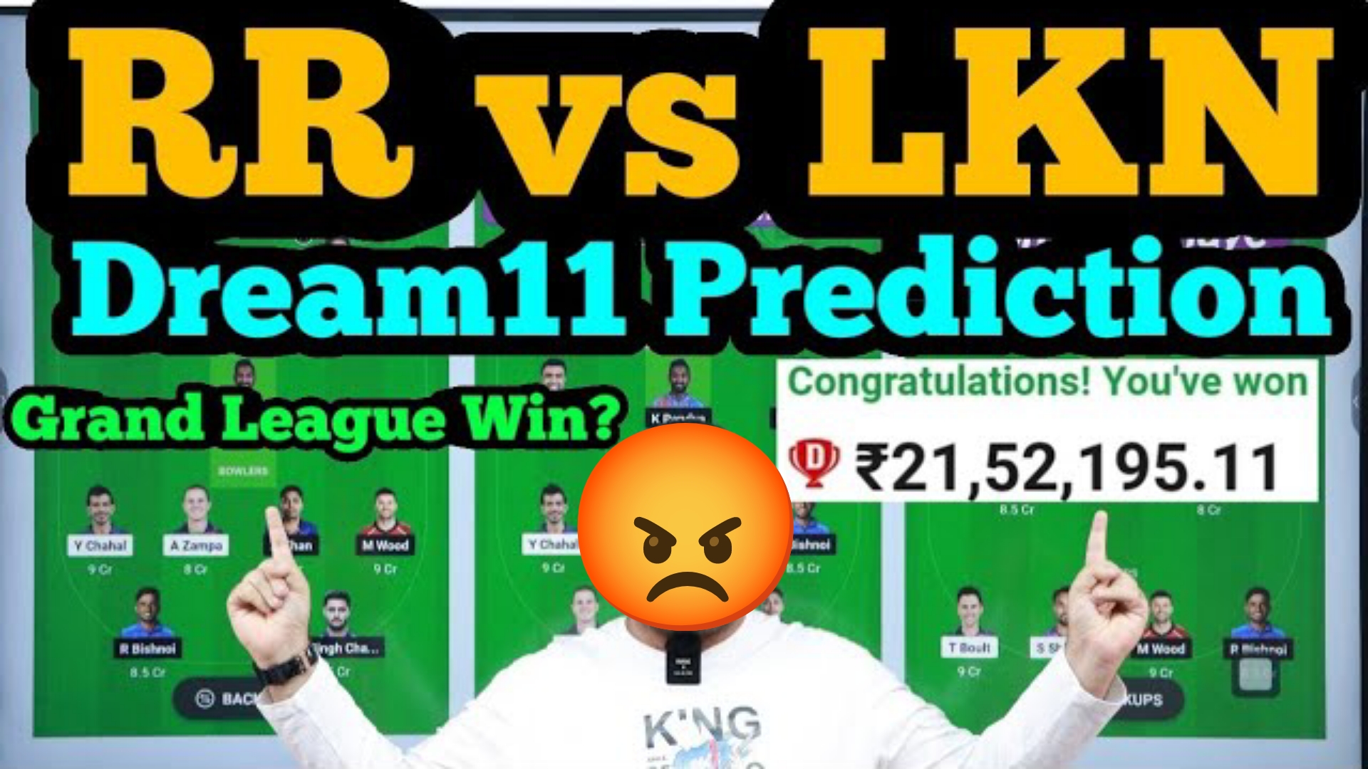 LKN VS RR Dream 11 Prediction