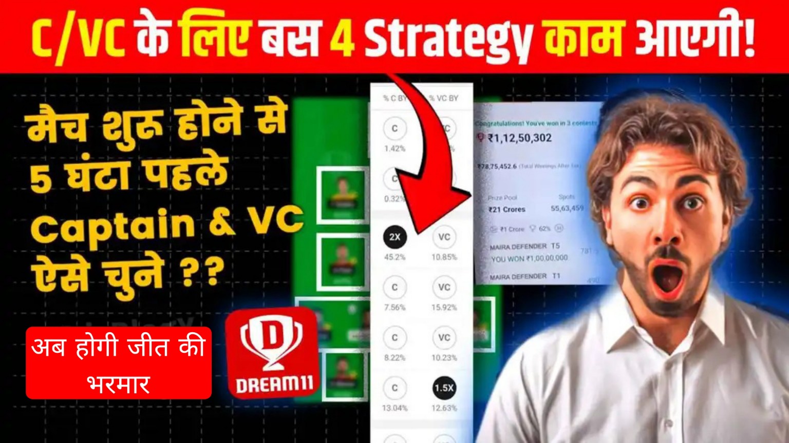 Dream11 C And VC Strategy