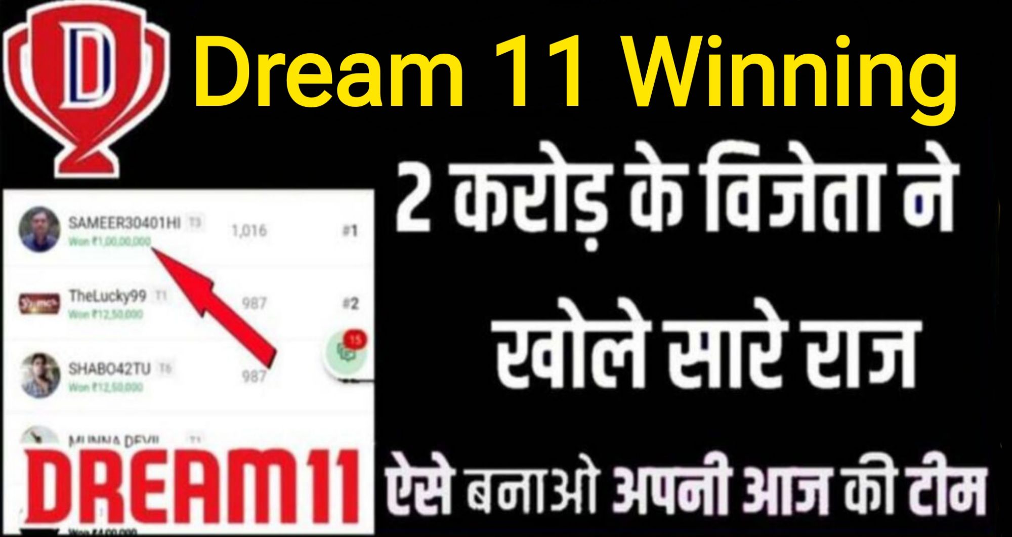 Dream 11 Winning