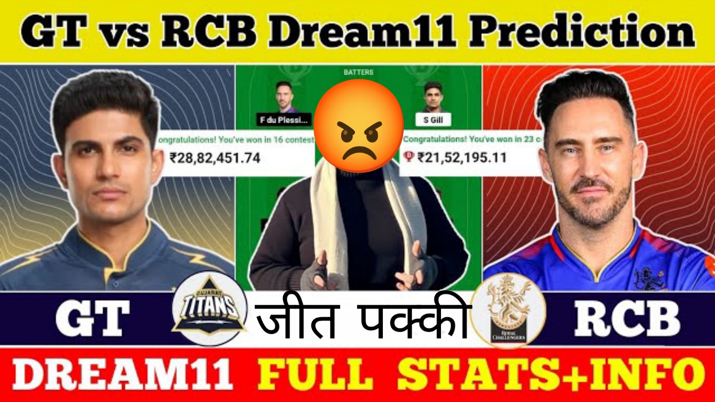 Bangaluru vs Gujarat Titans Dream 11 Prediction