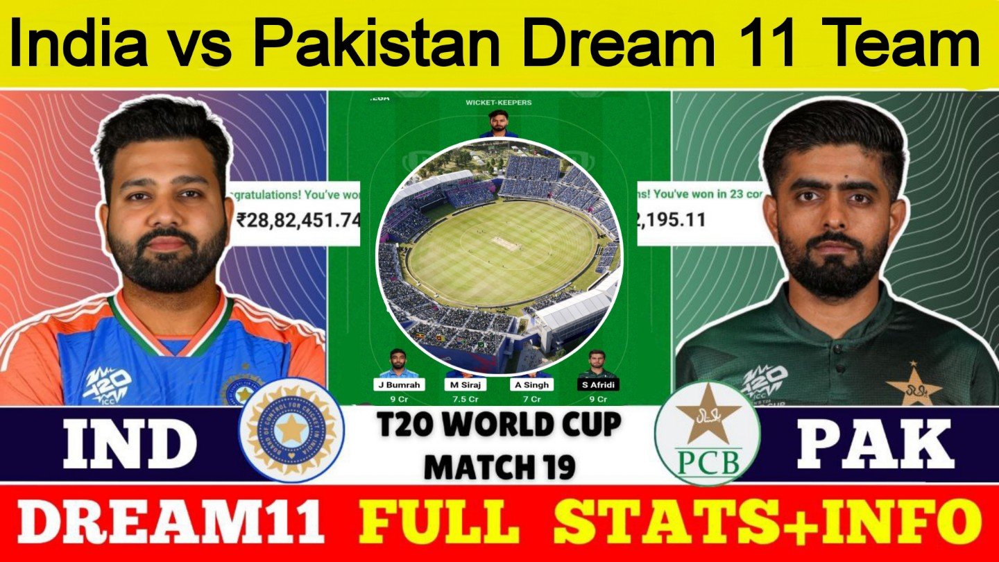 India Vs Pakistan Dream 11 Team