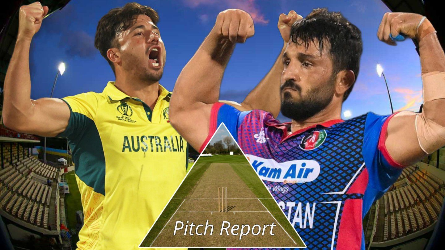 AFG Vs AUS Pitch Report Hindi