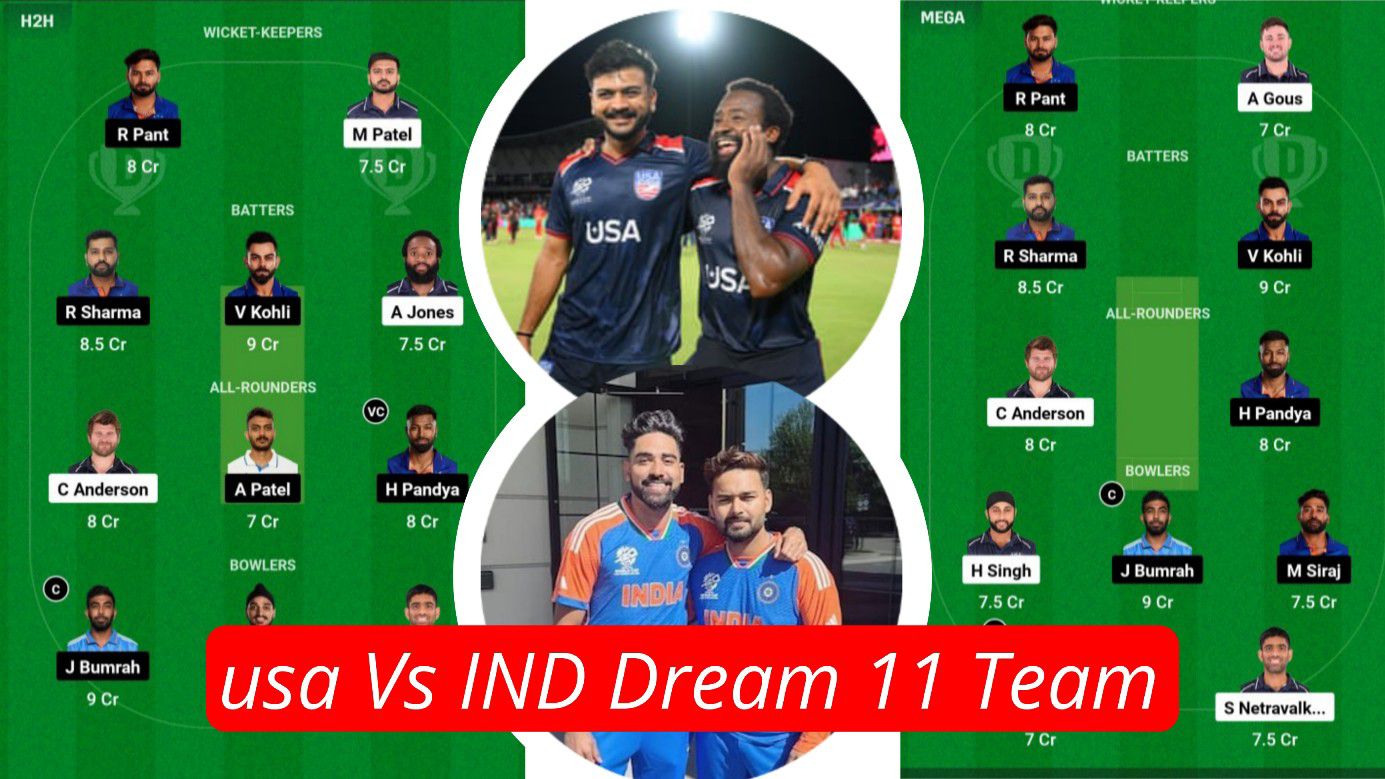 India vs America Dream11 Team