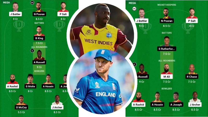 WI Vs Eng Best Dream11 Team