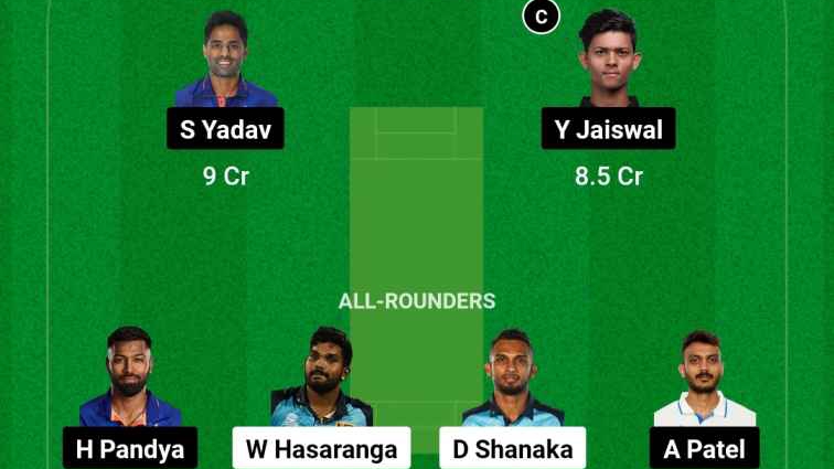 Dream11 today team selection list