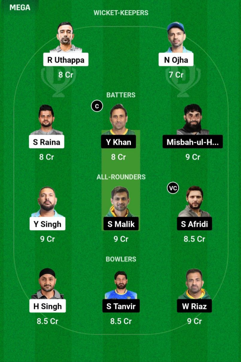 India Champions Vs Pakistan Champions Dream11 Prediction Hindi