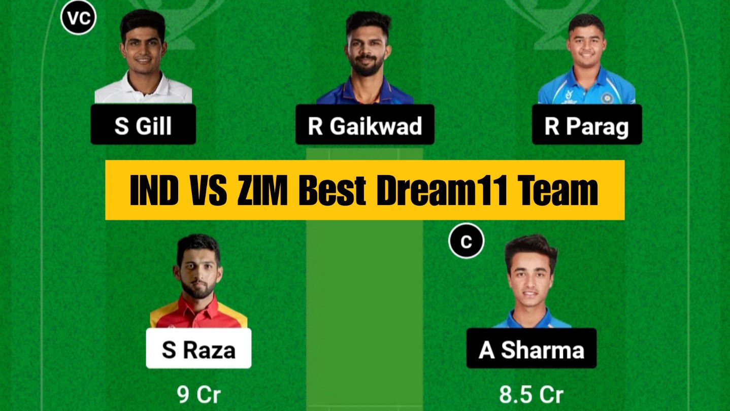 IND VS ZIM Best Dream11 Team