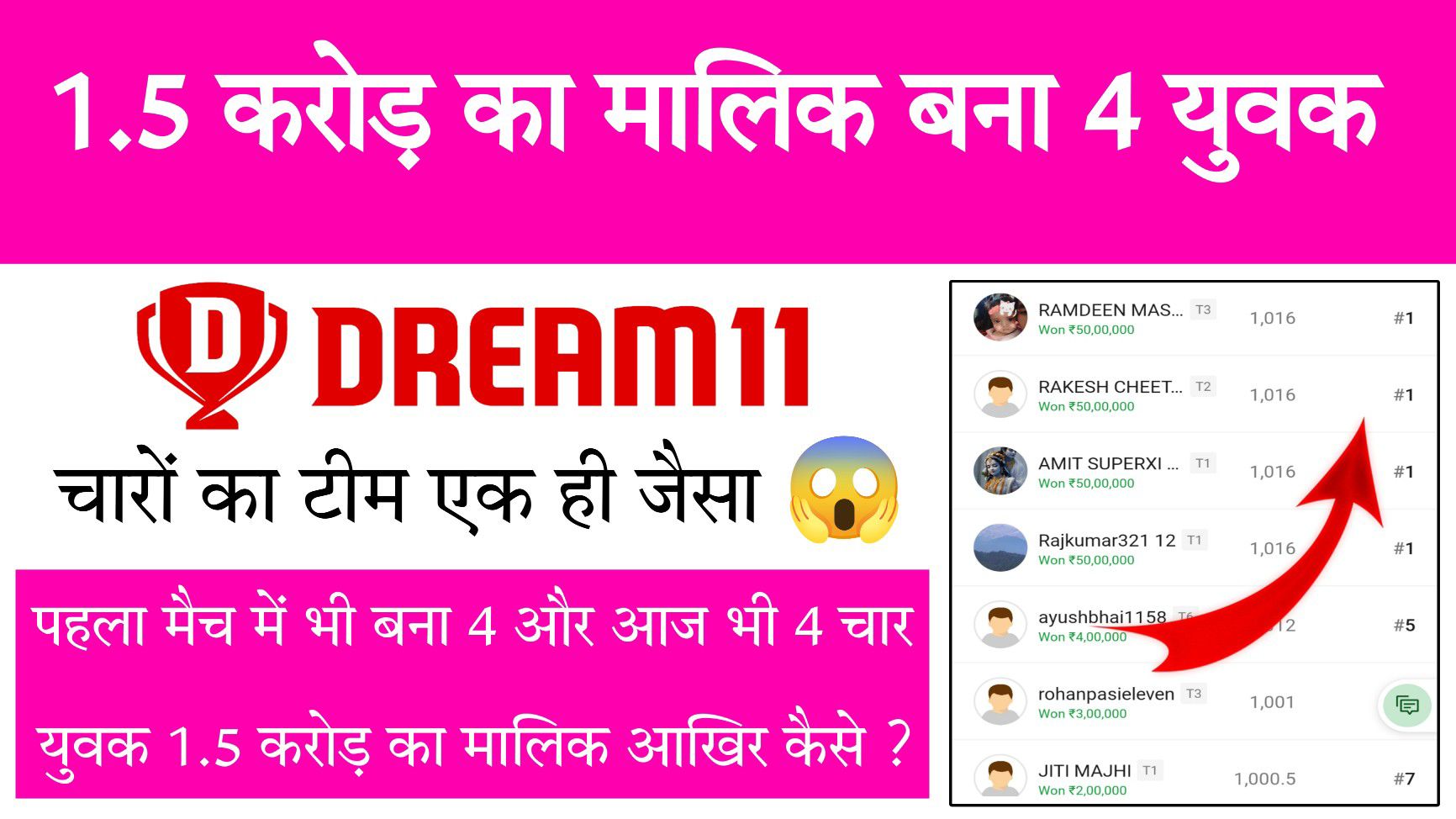 IND VS ZIM Dream11 Winener