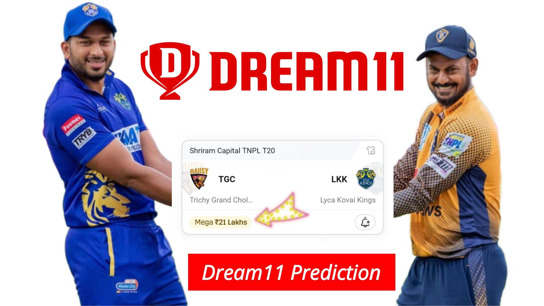 TGC VS LKK Dream11 Prediction