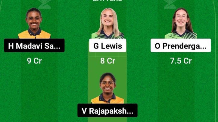 IR-W vs SL-W Dream11 Prediction Hindi